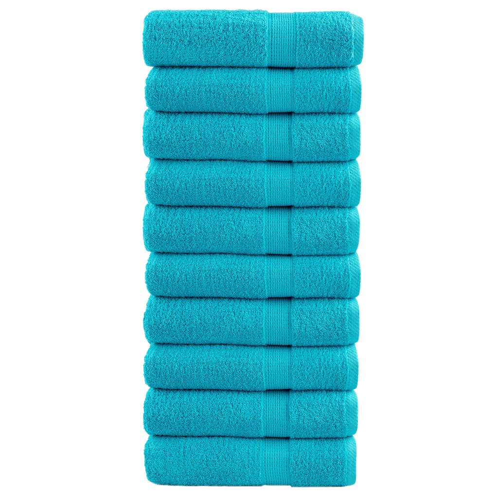Toallas de mano FROGN 10 uds antracita 50x100 cm 360 g/m²
