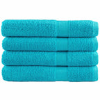 Toallas de sauna FROGN 10 uds azul 80x200 cm 360 g/m²