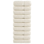 Toallas de baño FROGN 10 uds burdeos 30x30 cm 360 g/m²