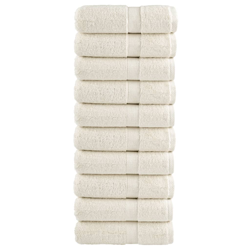 Toallas de baño FROGN 10 uds burdeos 30x30 cm 360 g/m²