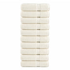 Toallas de mano FROGN 10 uds antracita 50x100 cm 360 g/m²