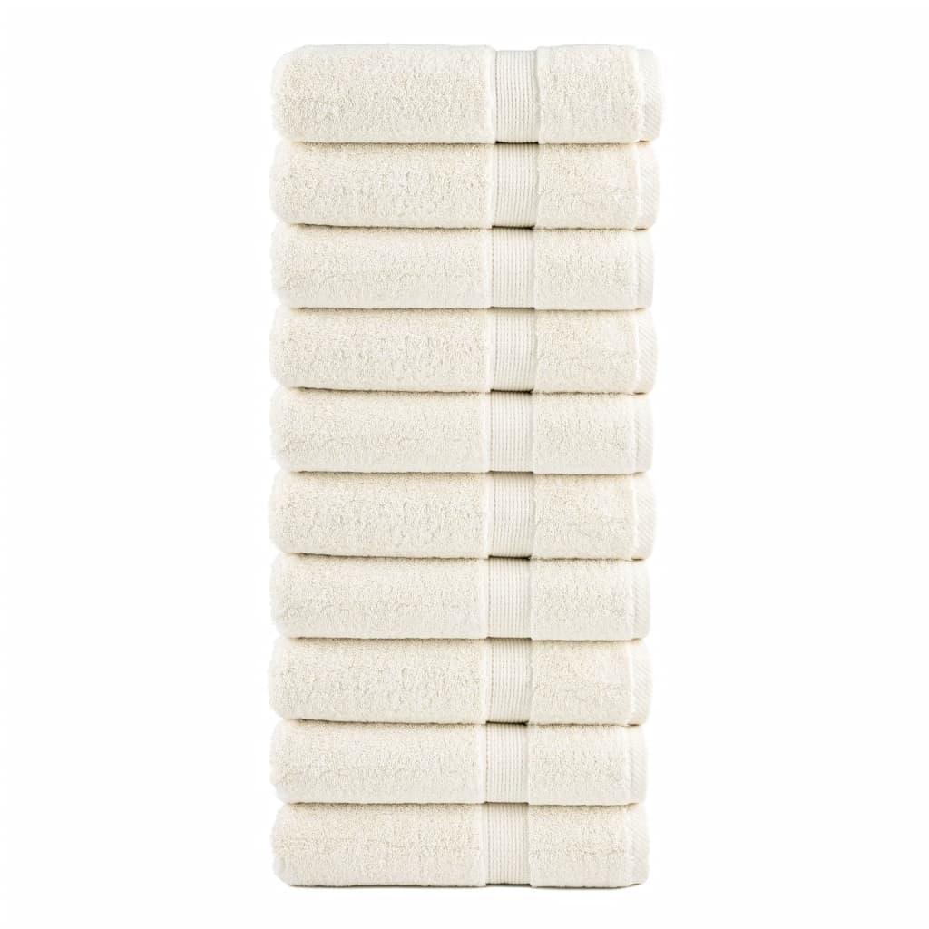 Toallas de mano FROGN 10 uds antracita 50x100 cm 360 g/m²