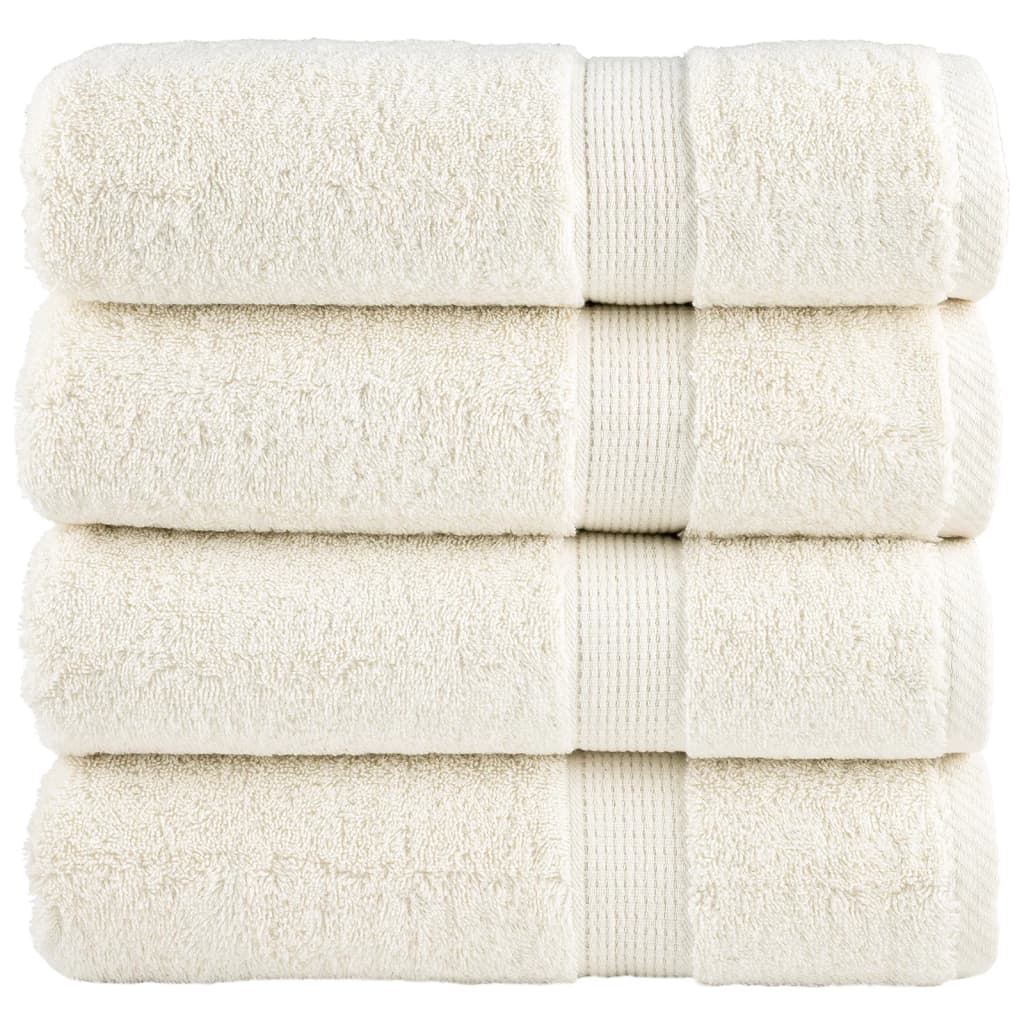 Toallas de ducha FROGN 10 uds blanco 70x140 cm 360 g/m²