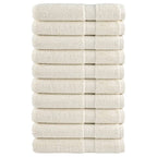 Toallas FROGN 10 uds antracita 100x200 cm 360 g/m²