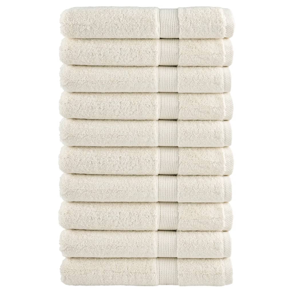 Toallas FROGN 10 uds antracita 100x200 cm 360 g/m²