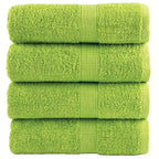 Toallas de baño FROGN 10 uds burdeos 30x30 cm 360 g/m²