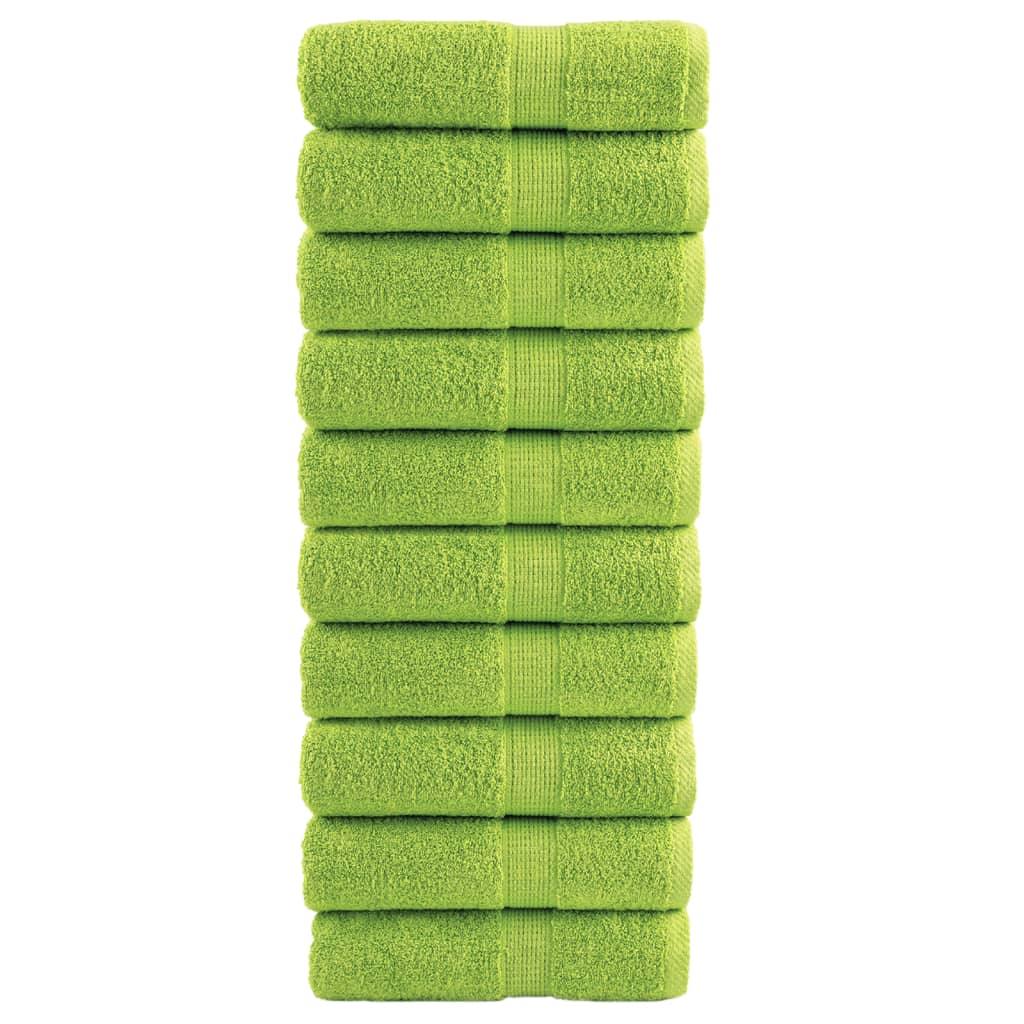 Toallas de baño FROGN 10 uds burdeos 30x30 cm 360 g/m²