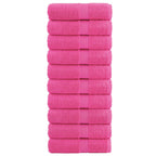 Toallas de baño FROGN 10 uds burdeos 30x30 cm 360 g/m²