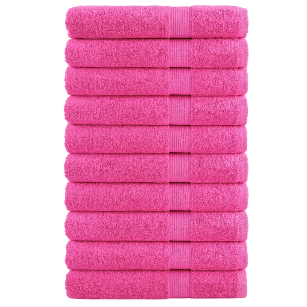 Toallas FROGN 10 uds antracita 100x200 cm 360 g/m²