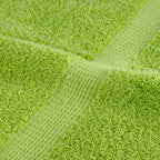 Juego de toallas premium SOLUND 6 uds verde manzana 600 gsm
