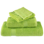 Juego de toallas premium SOLUND 12 uds verde 600 gsm