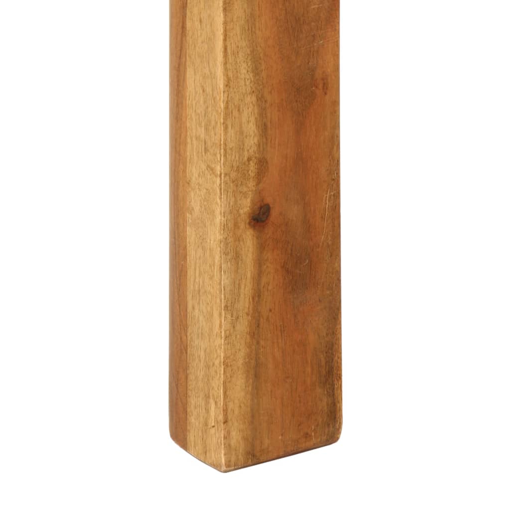 Mesa de comedor madera maciza de acacia 110x55x76 cm