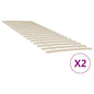 Bed slat replacements with 34 slats (2 units, 100 x 200 cm)