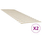 Bed slat replacements with 34 slats (2 units, 100 x 200 cm)