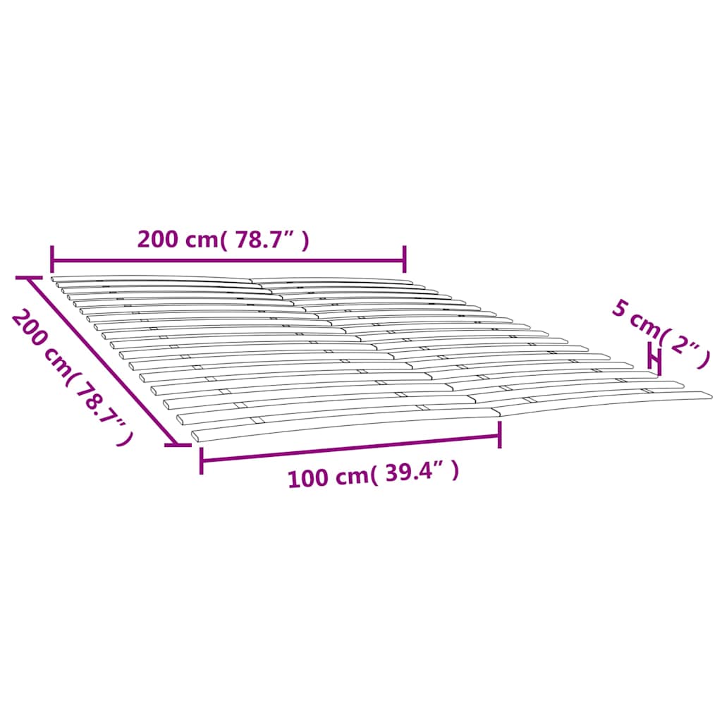Recambios de láminas de cama con 34 láminas (2 unidades, 100 x 200 cm)
