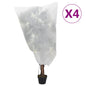 Cubierta para plantas con cordón 4 uds 70 g/m² 0,8x0,8m