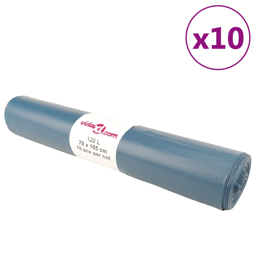 Bolsas de basura azules 100 unidades 120 l