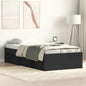 Cama sin colchón madera maciza de pino marrón cera 100x200 cm