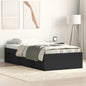 Cama sin colchón madera maciza de pino marrón cera 100x200 cm