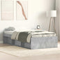 Cama sin colchón madera maciza de pino marrón cera 100x200 cm
