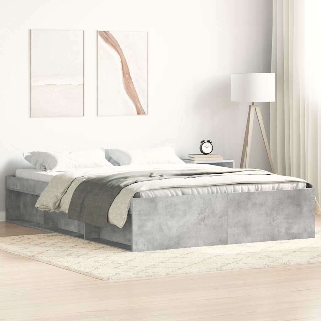 Cama sin colchón madera maciza de pino marrón cera 100x200 cm