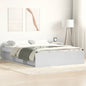 Cama sin colchón madera maciza de pino marrón cera 100x200 cm