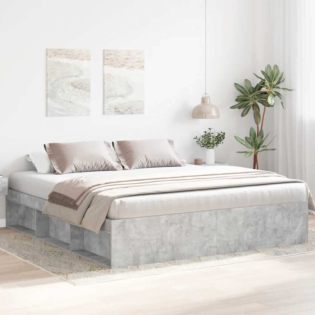 Cama sin colchón madera maciza de pino marrón cera 100x200 cm