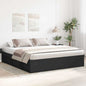 Cama sin colchón madera maciza de pino marrón cera 100x200 cm