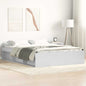 Cama sin colchón madera maciza de pino marrón cera 100x200 cm