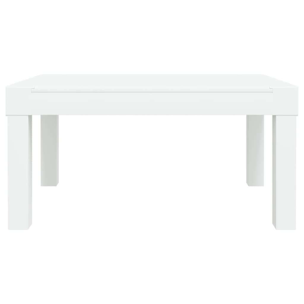 Juego de muebles de jardín 3 piezas con cojines PP blanco