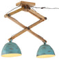 Candeeiro de teto azul envelhecido 25 W E27 29x18x85 cm