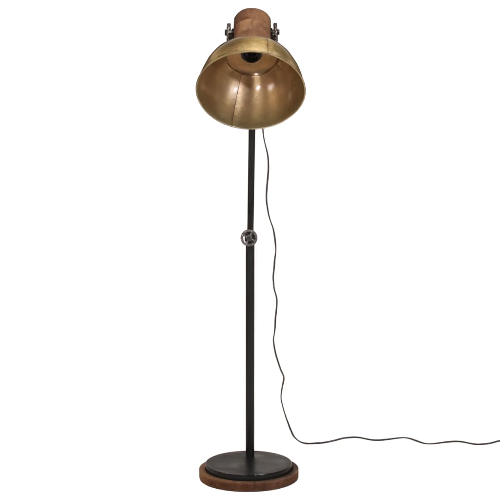 Lámpara de escritorio latón vintage 25 W E27 30x30x100-150 cm
