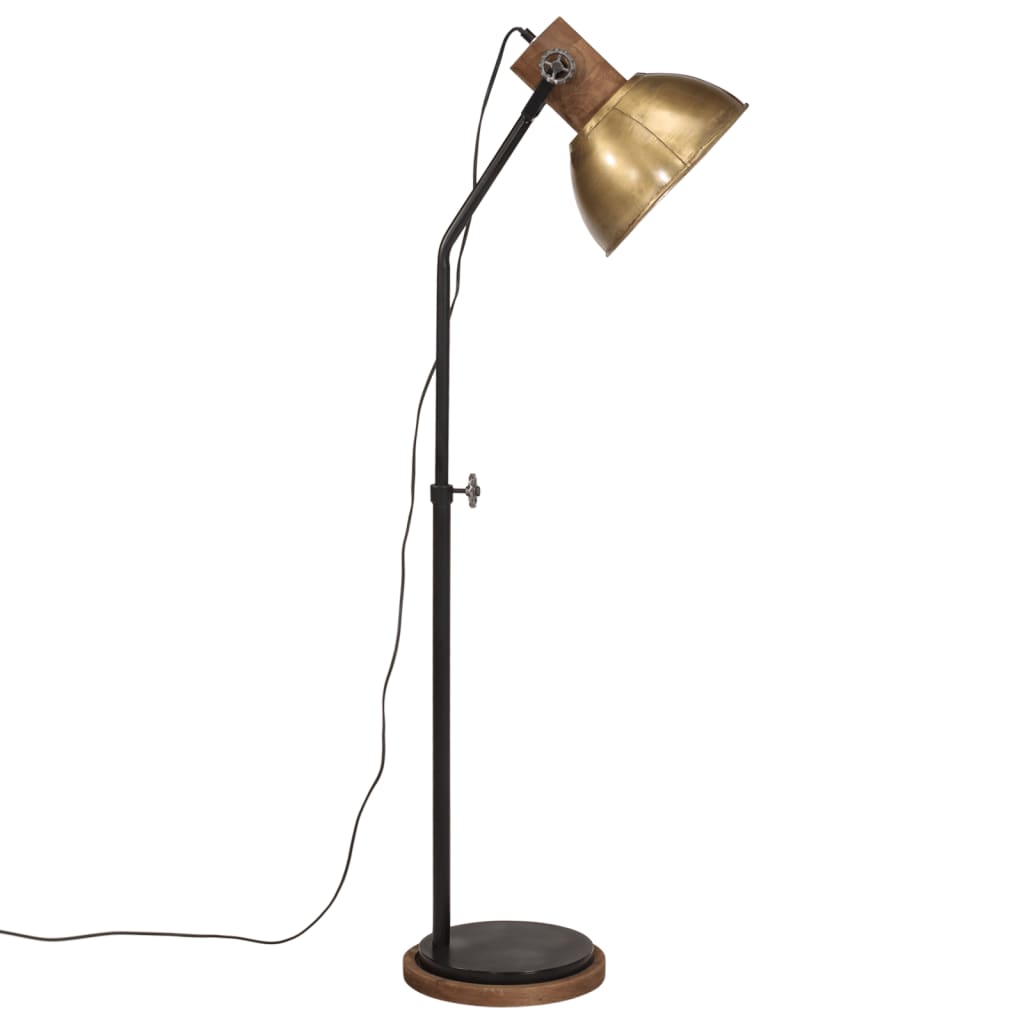 Lámpara de escritorio latón vintage 25 W E27 30x30x100-150 cm
