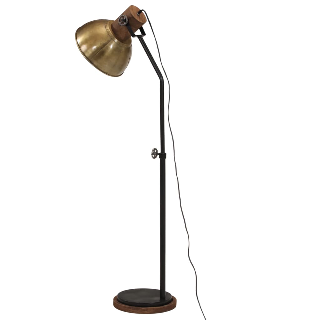 Lámpara de escritorio latón vintage 25 W E27 30x30x100-150 cm