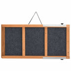 Rampa para perros madera maciza de abeto gris 120x30 cm
