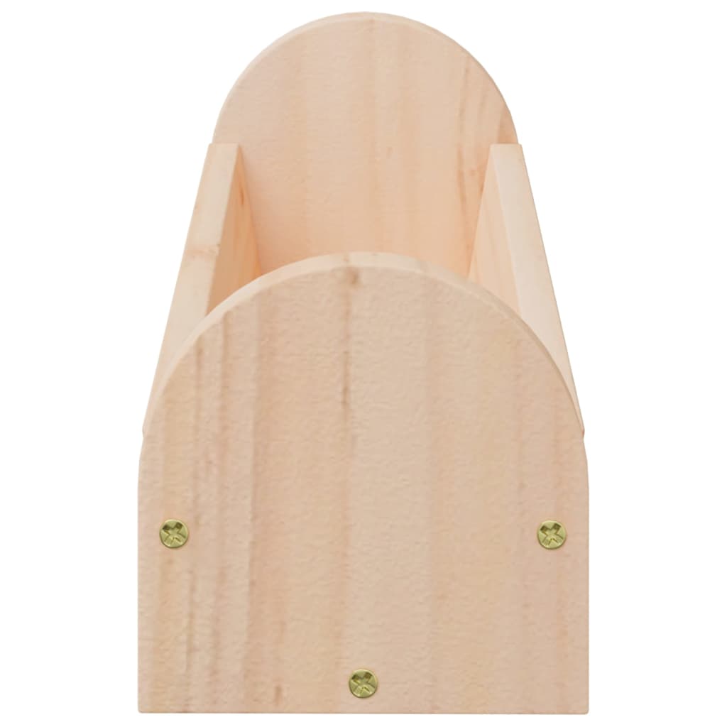 Comedero de heno para conejos madera maciza abeto 28x10x10 cm