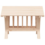 Comedero de heno para conejos madera maciza abeto 44x33x33 cm