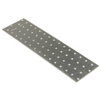 Placas perforadas 20 uds acero galvanizado 2 mm 300x80 mm