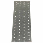 Placas perforadas 20 uds acero galvanizado 2 mm 300x80 mm