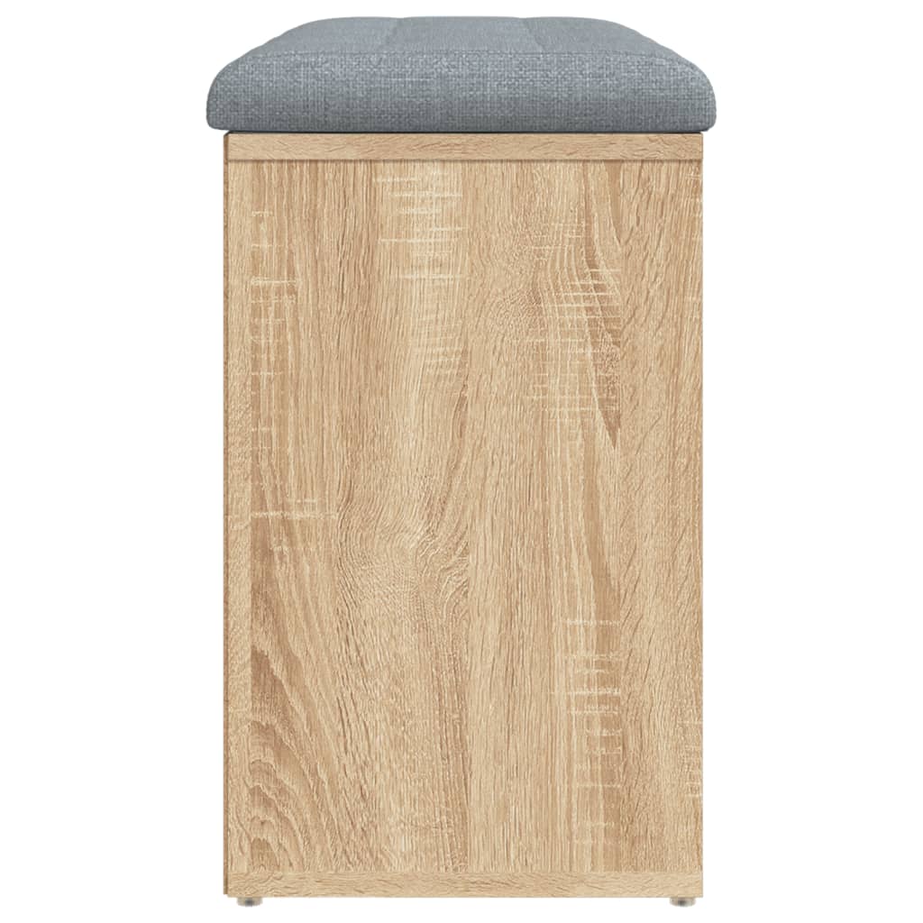 Zapatero roble Sonoma 82x32x50 cm madera de ingeniería