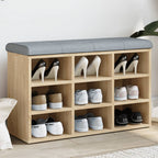 Zapatero roble Sonoma 82x32x50 cm madera de ingeniería