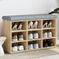 Zapatero roble Sonoma 82x32x50 cm madera de ingeniería