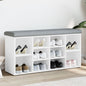 Shoe rack TALL solid white pine wood 100x35x45 cm