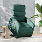 Silla de masaje reclinable de pie de tela color crema