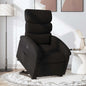 Sillón eléctrico reclinable elevable de tela azul