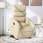Sillón eléctrico reclinable elevable de tela azul