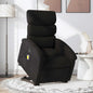 Red artificial leather electric lift massage armchair