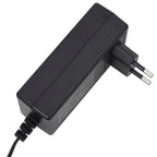 Sillón de masaje eléctrico cuero auténtico marrón oscuro