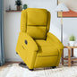 Sillón eléctrico reclinable elevable de tela azul
