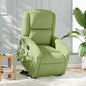 Red artificial leather electric lift massage armchair